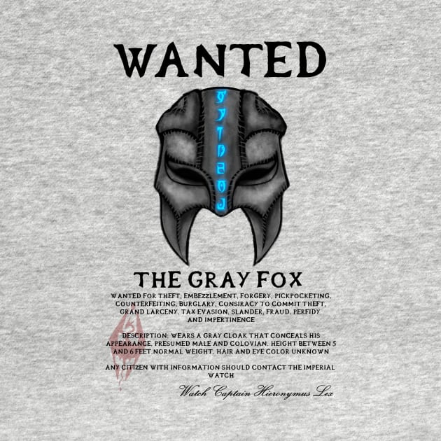 Gray Fox Wanted Poster by KewlZidane